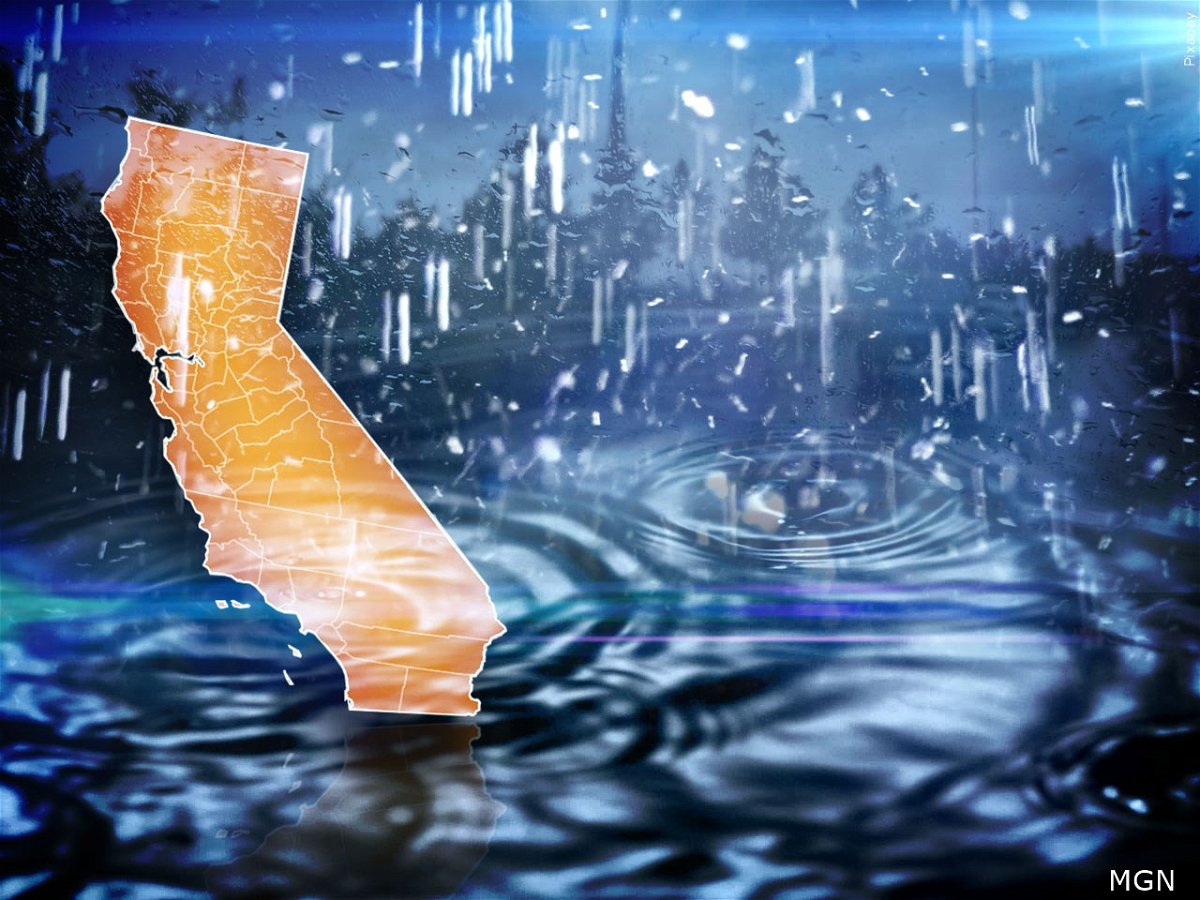 Record setting rainfall in parts of California causing wildfires to reduce.