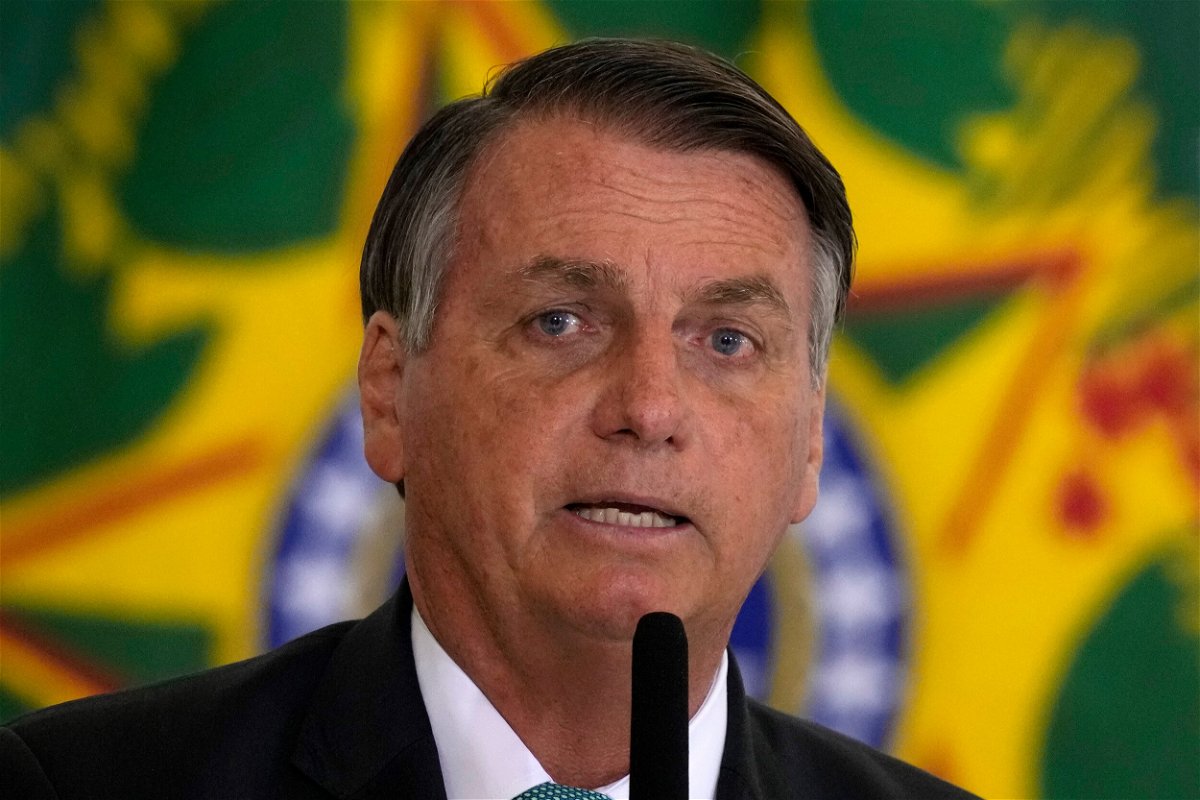 <i>Eraldo Peres/AP/FILE</i><br/>Brazilian President Jair Bolsonaro has said he will not have the Covid-19 vaccine