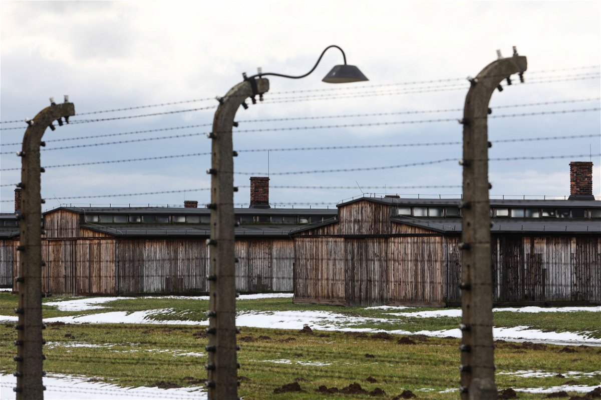<i>Jakub Porzycki/NurPhoto/Getty Images</i><br/>Anti-Semitic graffiti has been found at the Auschwitz concentration camp complex