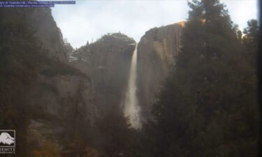 Yosemite Falls flows again on October 25