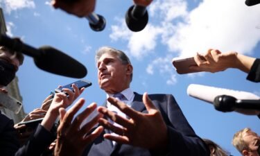 Democratic Sen. Joe Manchin on Monday pushed back on several politically sensitive positions his party leaders are taking at a crucial time for President Joe Biden's domestic agenda.
