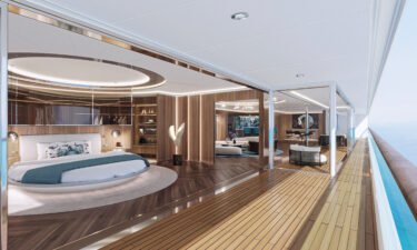 The 728 foot Somnio yacht is set to be one of the largest private residence yachts in the world when it launches in 2024.