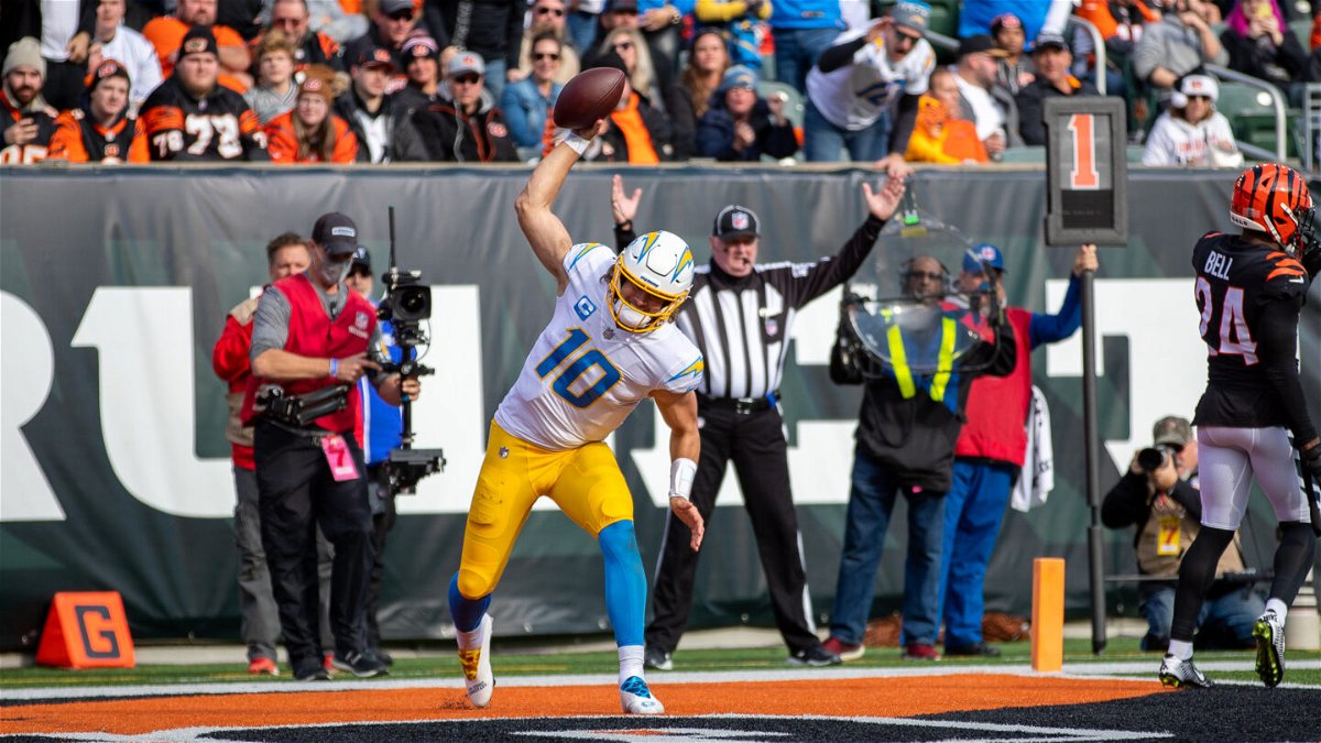 The Los Angeles Chargers play the Cincinnati Bengals on Sunday, December 5, 2021 at Paul Brown Stadium in Cincinnati, OH.
[FINAL SCORE: LAC 41 - CIN 22]