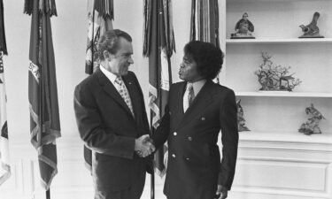 James Brown endorsed President Richard Nixon for re-election in 1972