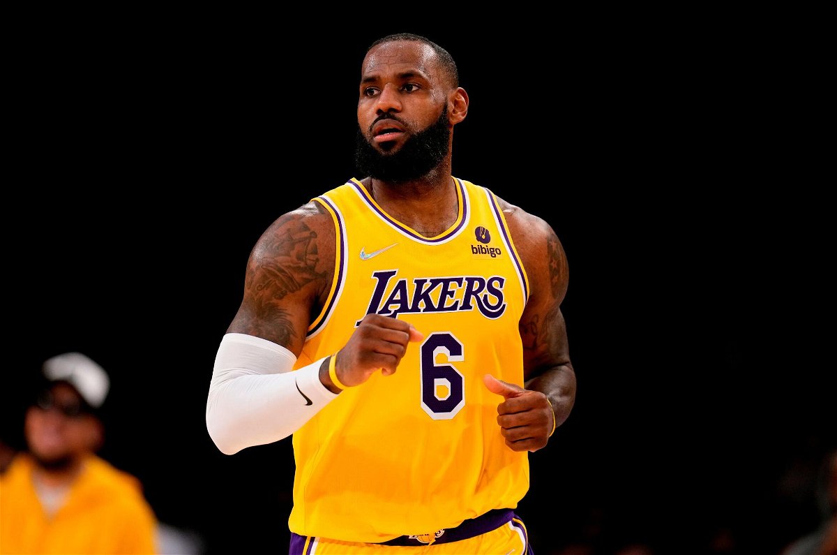 <i>Keith Birmingham/Pasadena Star-News via Getty Images</i><br/>LeBron James #6 of the Los Angeles Lakers against the Boston Celtics in the second half of a NBA basketball game at the Staples Center in Los Angeles on Tuesday