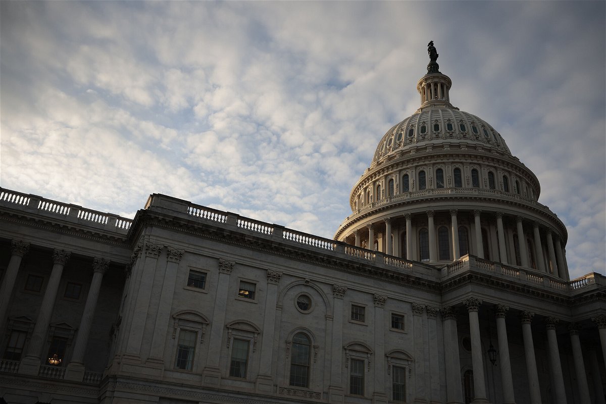 <i>Anna Moneymaker/Getty Images</i><br/>The dome of the U.S. Capitol Building is seen on November 16 in Washington
