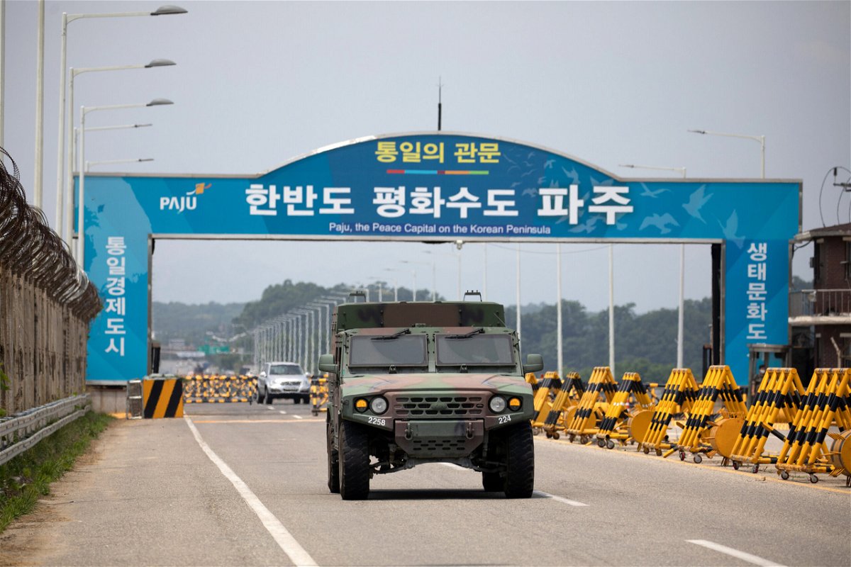 <i>SeongJoon Cho/Bloomberg/Getty Images</i><br/>An unidentified person has crossed the heavily armed border from South Korea into North Korea
