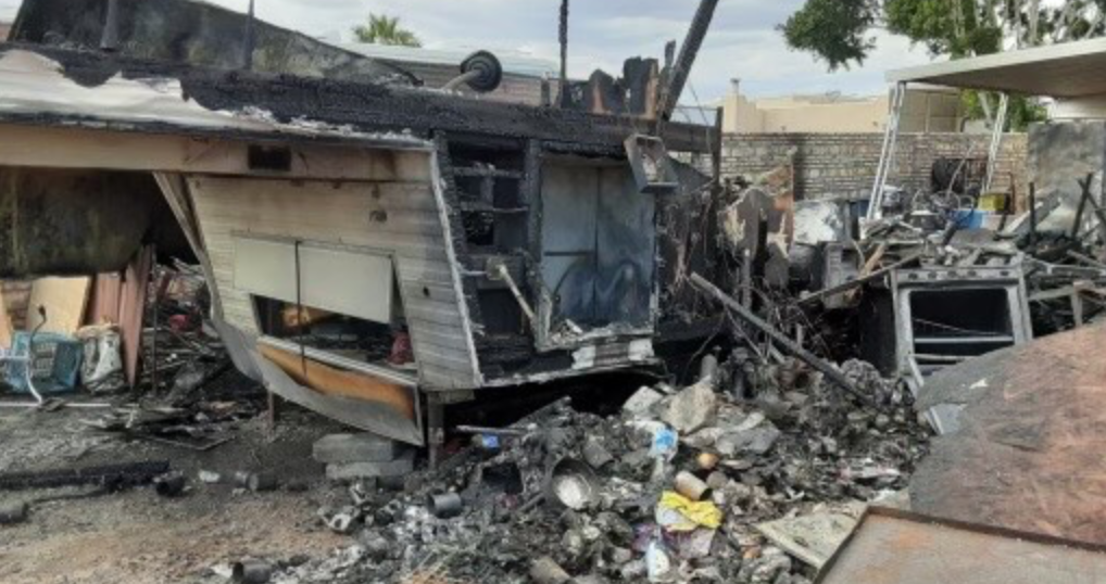 Trailer home fire breaks out near 34th St in Yuma KYMA