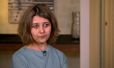 Fatema Hosseini was emotional recounting the efforts to rescue her parents from another war-torn country during an interview with CNN.