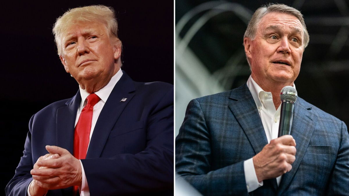 <i>Getty Images</i><br/>Former President Donald Trump is struggling to get his allies to back former GOP Senator David Perdue for the 2022 Georgia gubernatorial election.