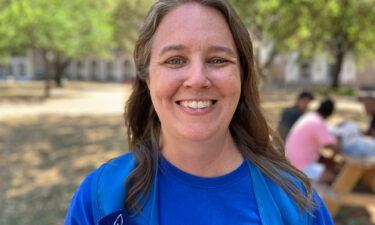 Interfaith Welcome Coalition volunteer Katie Myers started volunteering in 2018 by making sandwiches for migrants