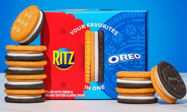 Oreo and Ritz are launching a limited-time snack called "Oreo x Ritz." It's one part cracker and another part cookie
