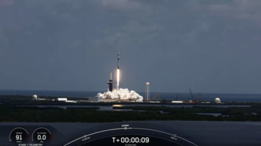 VIDEO: SpaceX Falcon 9 Launches 53 Starlink Satellites - KYMA