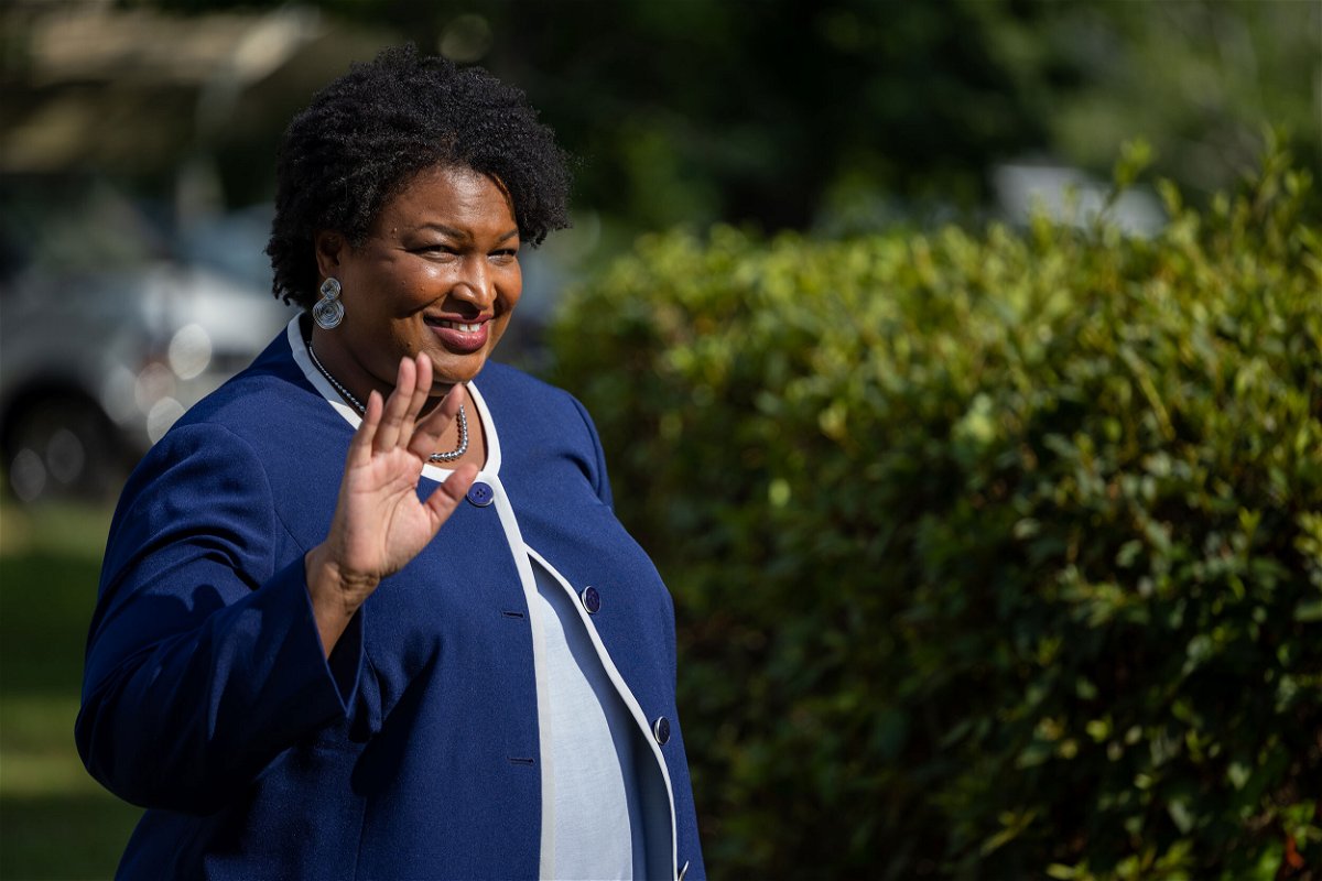 <i>Nathan Posner/Anadolu Agency/Getty Images</i><br/>Georgia gubernatorial candidate Stacey Abrams is seen ahead of a rally in Reynolds
