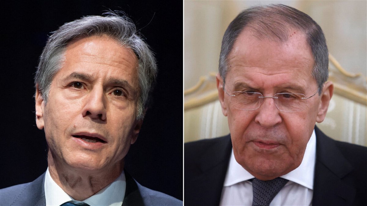 <i>Getty</i><br/>US Secretary of State Antony Blinken (L) spoke with Russian Foreign Minister Sergey Lavrov on July 29