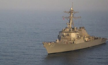A US Navy destroyer sailed near a disputed South China Sea island chain