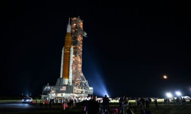 NASA's Artemis I Moon rocket is rolled out to Launch Pad Complex 39B at Kennedy Space Center