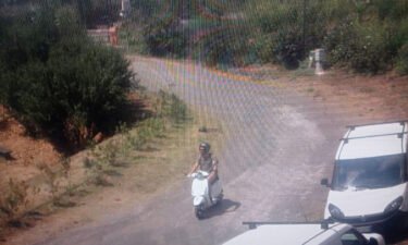 An Australian tourist drove a moped for over a mile around the ancient Campanian site of Pompeii on August 10.