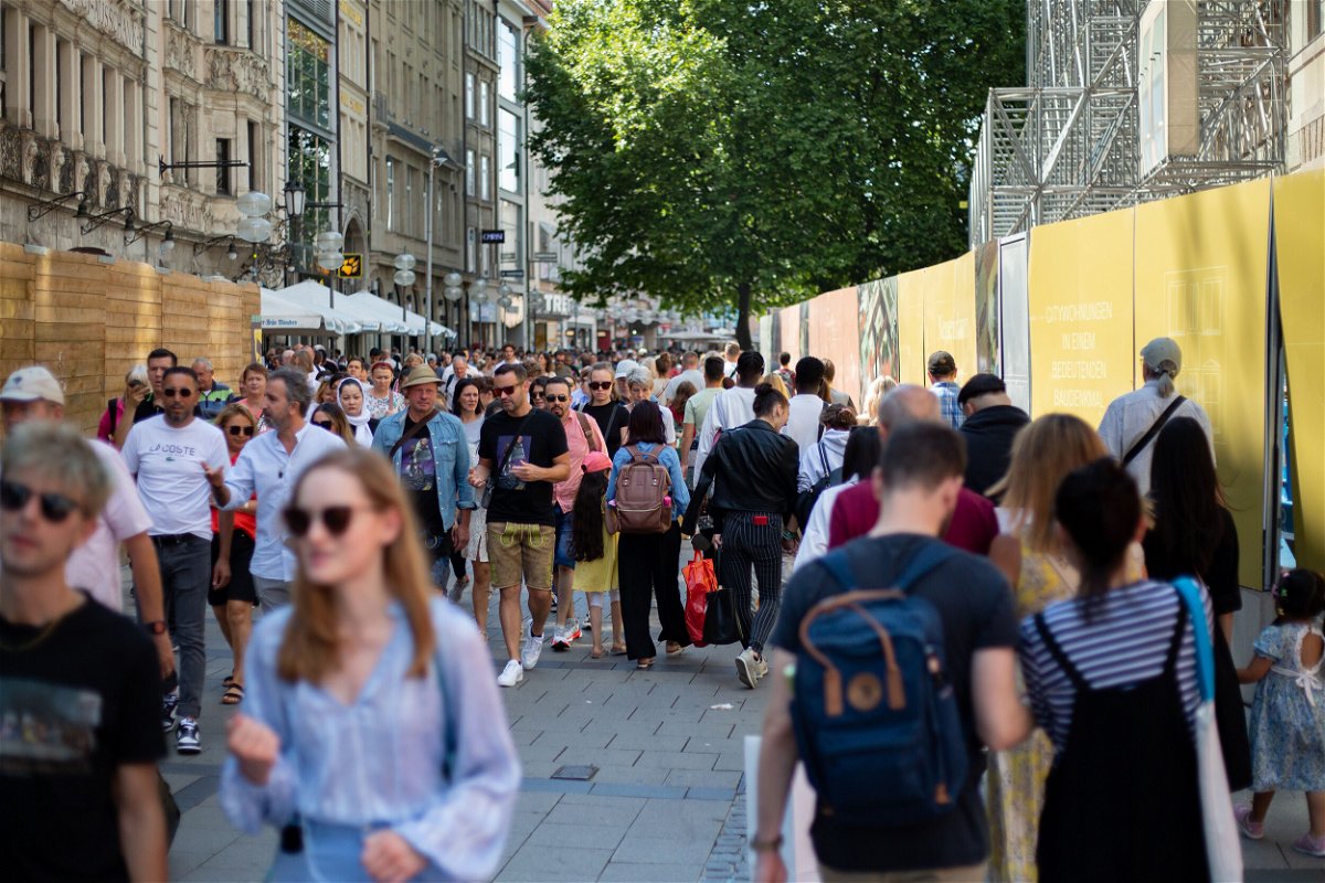 <i>Alexander Pohl/Shutterstock</i><br/>Europe gets more bad news as recession fears deepen. Pictured is the pedestrian zone in Munich