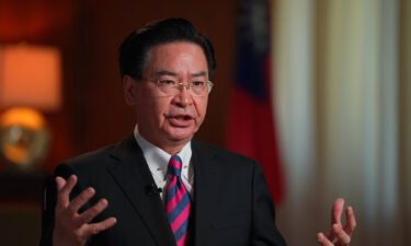 Taiwan Foreign Minister Joseph Wu is interviewed by CNN. Wu told CNN in an interview August 8 that China's threat to Taiwan is "more serious than ever