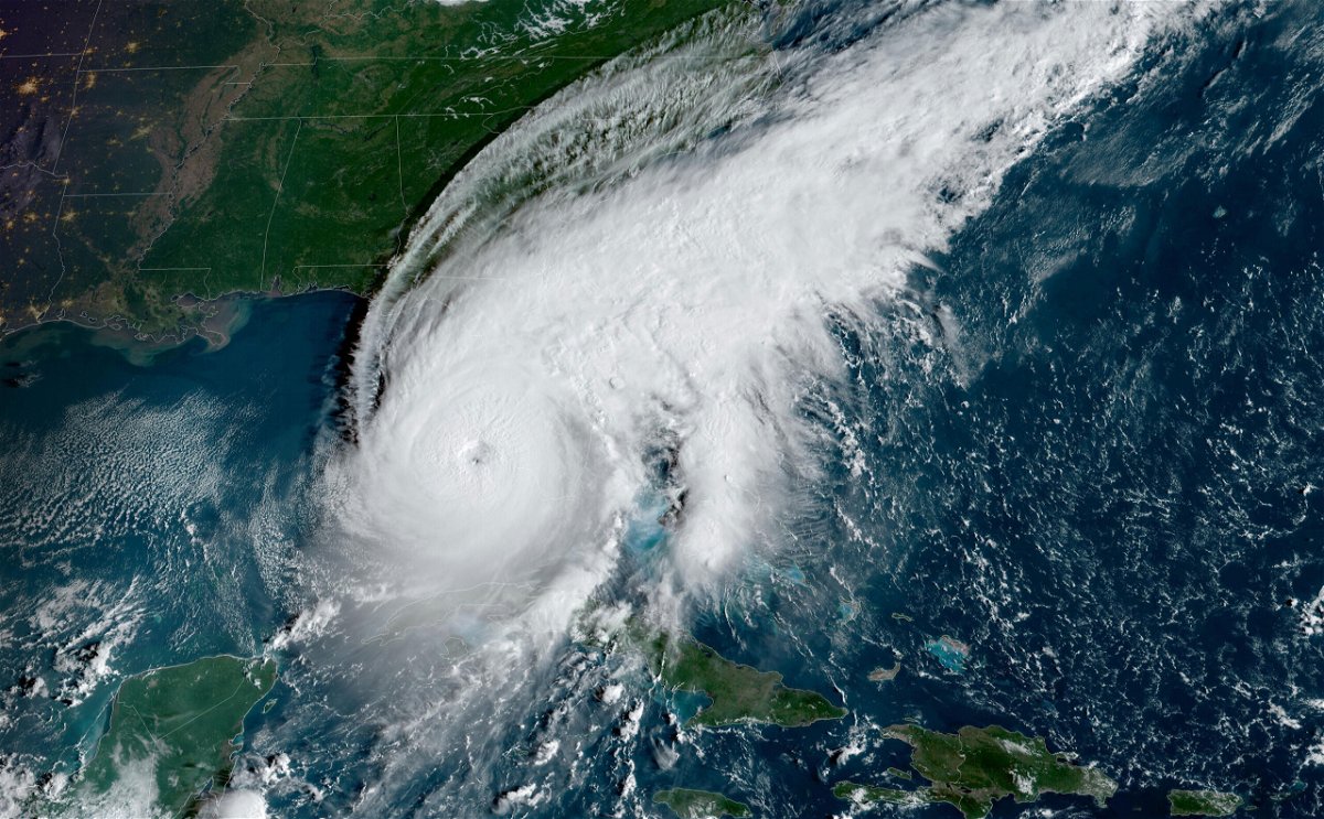 <i>NOAA/NASA</i><br/>A satellite image from the National Oceanic and Atmospheric Administration shows Hurricane Ian approaching Florida on September 28.