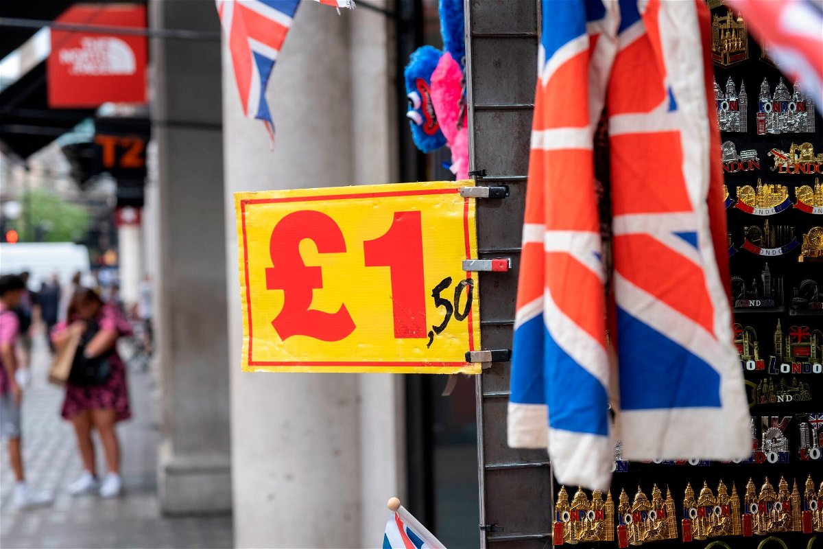<i>Mike Kemp/In Pictures/Getty Images</i><br/>The British pound slumped to a 37-year low on September 16 after new data showed that shoppers are pulling back spending as inflation squeezes household budgets