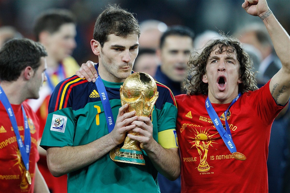 <i>Eric Verhoeven/Soccrates/Getty Images</i><br/>Iker Casillas and Carles Puyol won multiple trophies for Spain