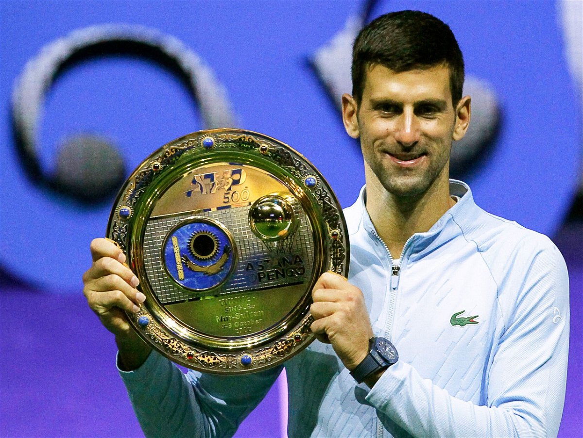<i>AFP via Getty Images</i><br/>Novak Djokovic claimed his second consecutive ATP title with victory at the Astana Open.