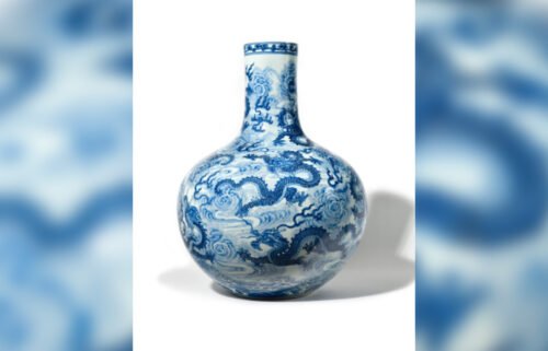 A Chinese vase expected to fetch €1