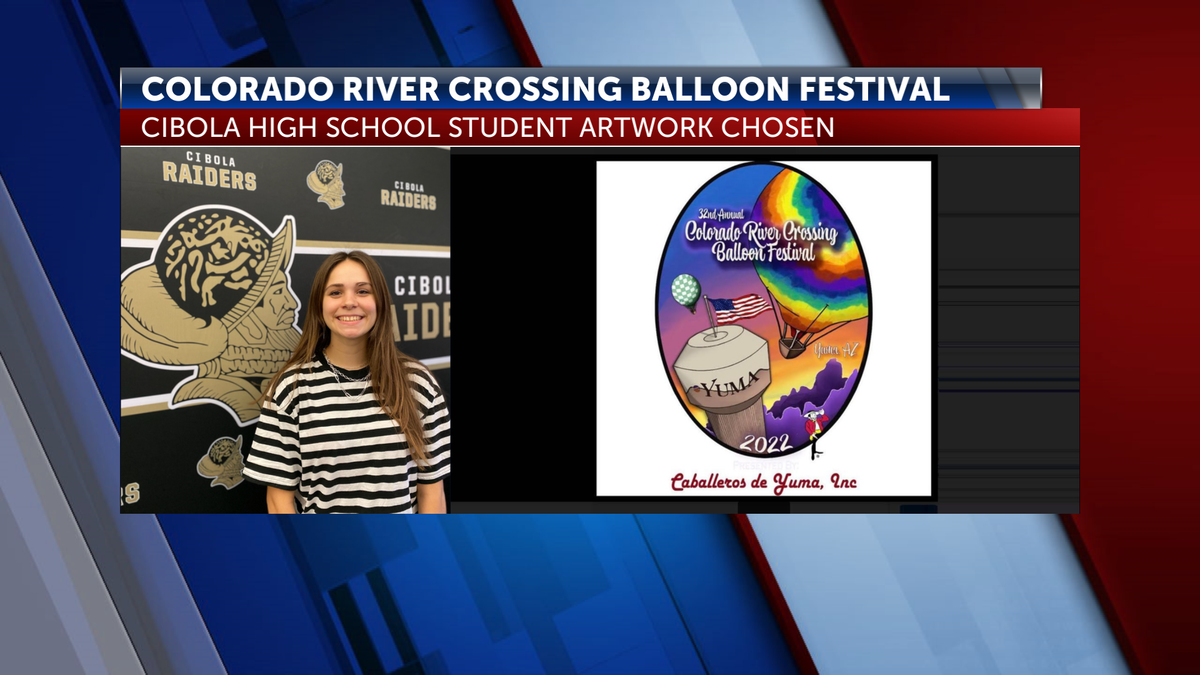 Cibola High School student artwork chosen for balloon festival in Yuma