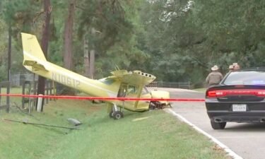 Two people survived a small plane crash on Sunday after losing power in northwest Harris County