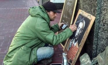 A San Francisco street artist has made an incredible turnaround that is still a work in progress after falling into