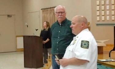 A Delaware firefighter had the chance to thank his fellow firefighters and first responders for saving his life this past summer.