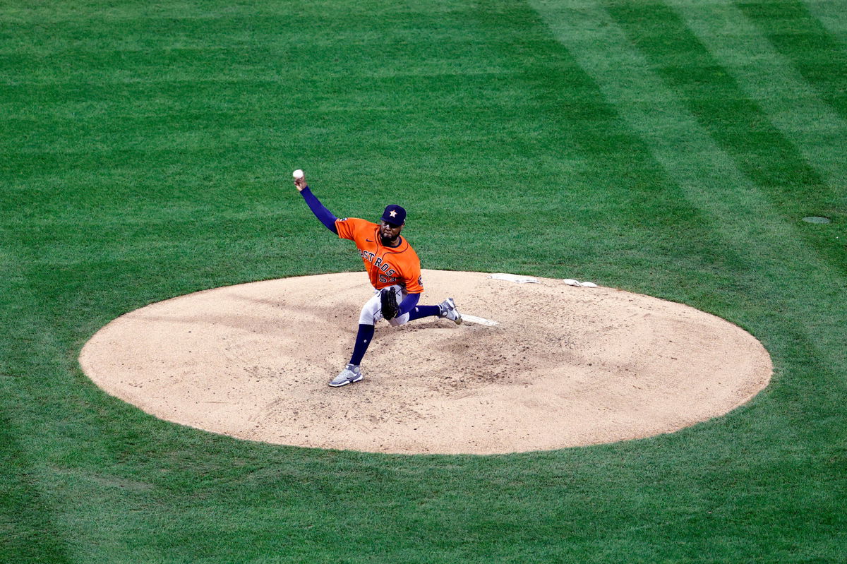 The Astros throw the World Series' first combined nohitter after the