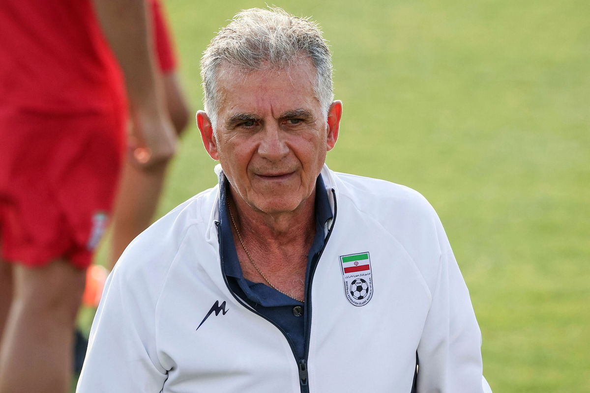 <i>Fadel Senna/AFP/Getty Images</i><br/>Iran's Portuguese coach Carlos Queiroz attends a training session at the Al-Rayyan training facility in Doha on November 20