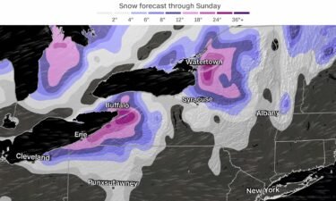 Lake effect snow totals could be measured in feet across parts of western New York.