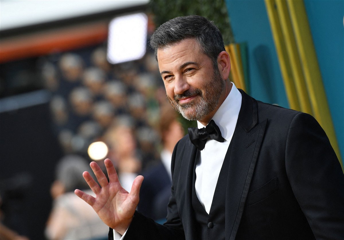 <i>Chris Delmas/AFP/Getty Images</i><br/>Talk show host Jimmy Kimmel arrives for the 74th Emmy Awards at the Microsoft Theater in Los Angeles on September 12. Kimmel says he was going to quit his show if ABC asked him to stop making jokes about former President Donald Trump.