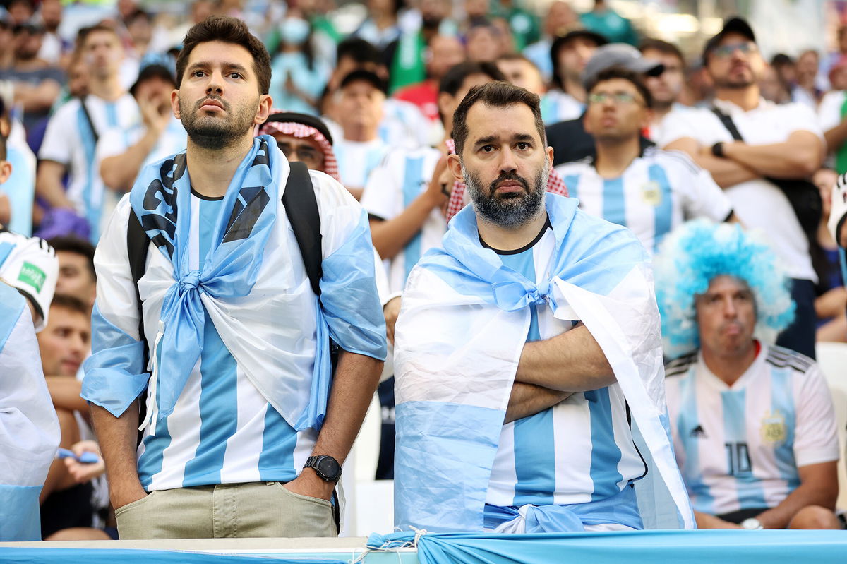 <i>Catherine Ivill/Getty Images</i><br/>Argentinian fans have flocked to Doha to see their side play.