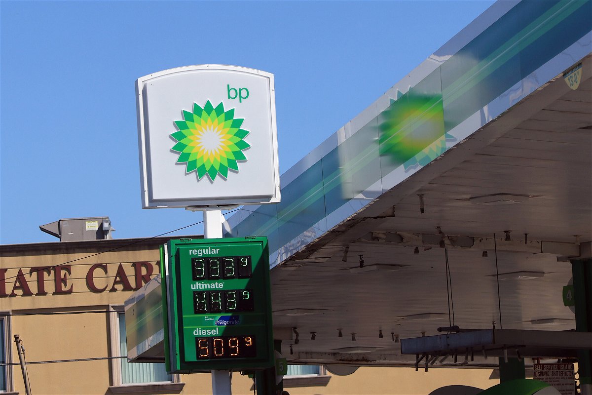<i>Bruce Bennett/Getty Images</i><br/>BP's profit more than doubled in the third quarter of the year. Pictured is a BP gas station on September 15