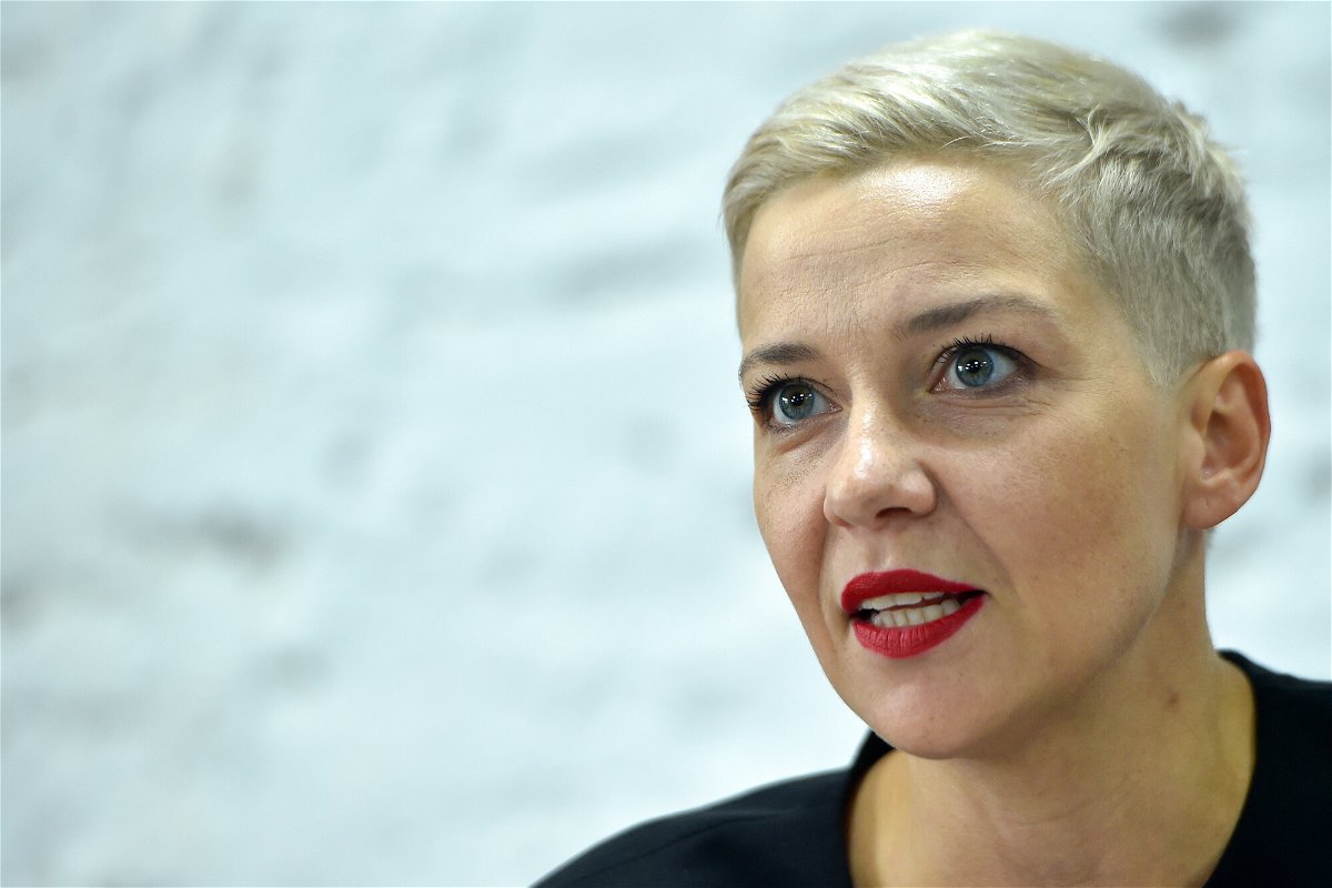 <i>Sergei Gapon/AFP/Getty Images/FILE</i><br/>Prominent Belarusian opposition figure Maria Kolesnikova is in intensive care after undergoing surgery.