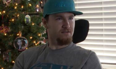 Newlywed Kaden was paralyzed two weeks after his wedding and recently received a surprise from a Secret Santa.