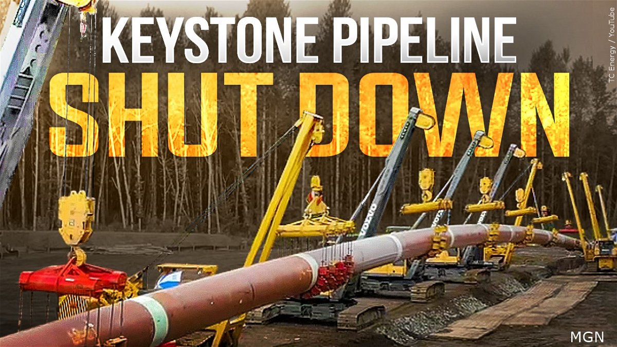 Keystone Pipeline shuts down after oil leak, halting flow of 600,000