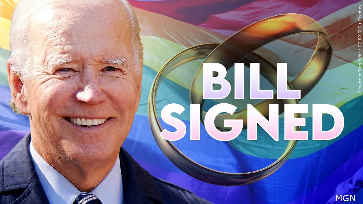 Biden Signed Same Sex Marriage Law 
