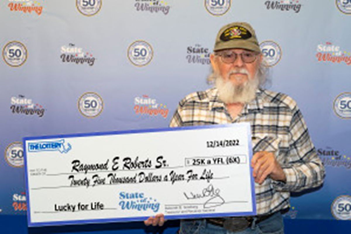 <i>Massachusetts Lottery</i><br/>Raymond Roberts took home $1.95 million before taxes