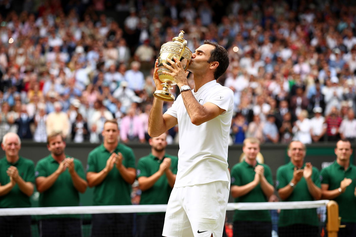 <i>Clive Brunskill/Getty Images</i><br/>Federer was almost denied entry to the grounds of Wimbledon because he didn't have his membership card with him.