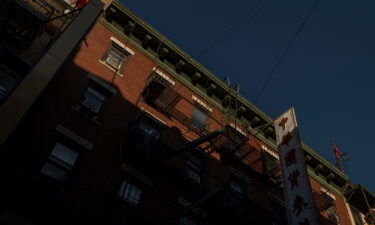 General view of Chinatown in Manhattan is pictured here on December 17.