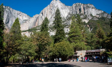 The Yosemite National Park's visitor center shown on October 3