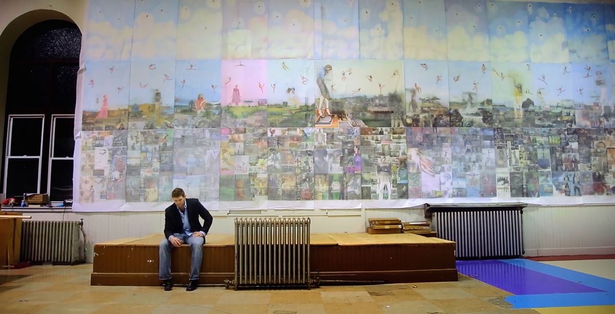 Top image: A still from the documentary, 