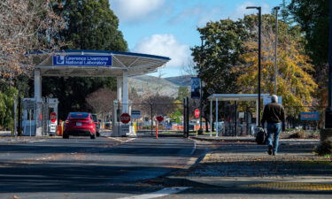 The west gate entrance to the US Department of Energys Lawrence Livermore National Laboratory in Livermore