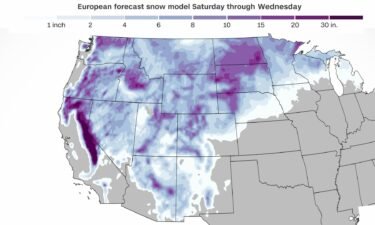 The West may get hit with heavy snow